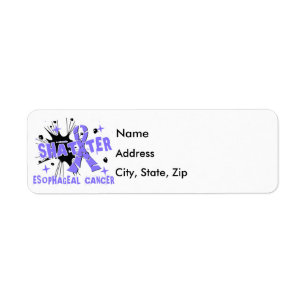 Shatter Oesophageal Cancer Return Address Label