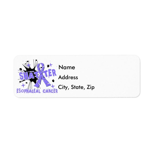 Shatter Oesophageal Cancer Return Address Label (Front)