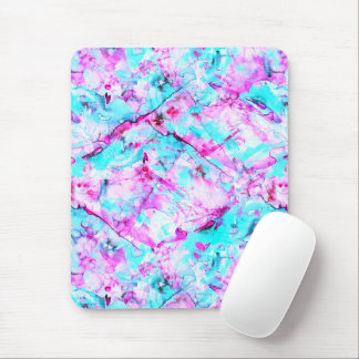 Shattered Blossom A colourful light design Mouse Pad