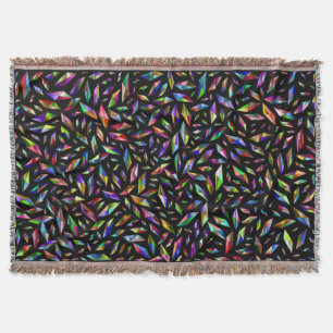 Shattered Color Throw Blanket