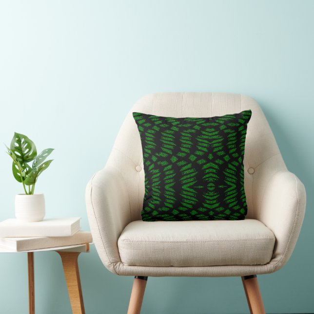 Shattered Emeralds Cushion (Chair)
