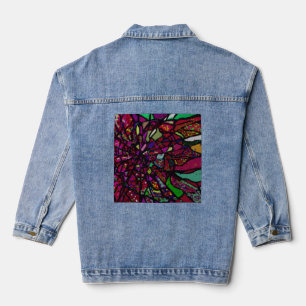 Shattered Flower Denim Jacket