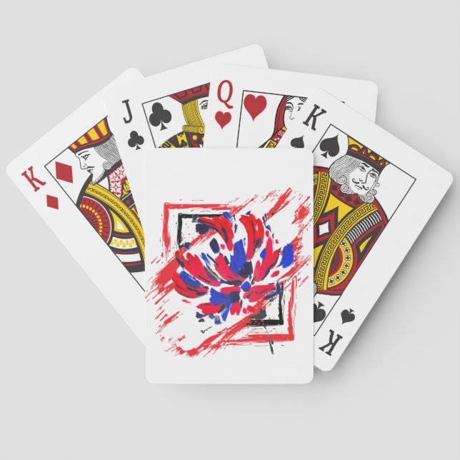 Shattered Flower Playing Cards (Back)