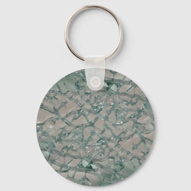Shattered Glass-Look Key Ring (Front)