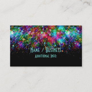 Shattered Glass Spiral Business Card