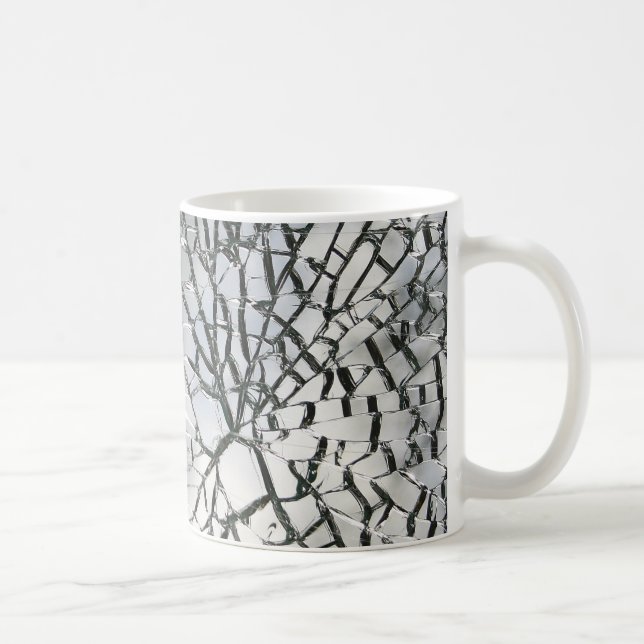 Shattered glass texture coffee mug (Right)