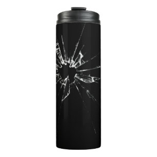 Shattered Glass Thermal Tumbler
