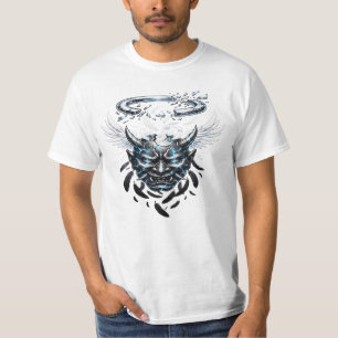 Shattered Halo Oni Mask – Dark Angel Streetwear T-Shirt
