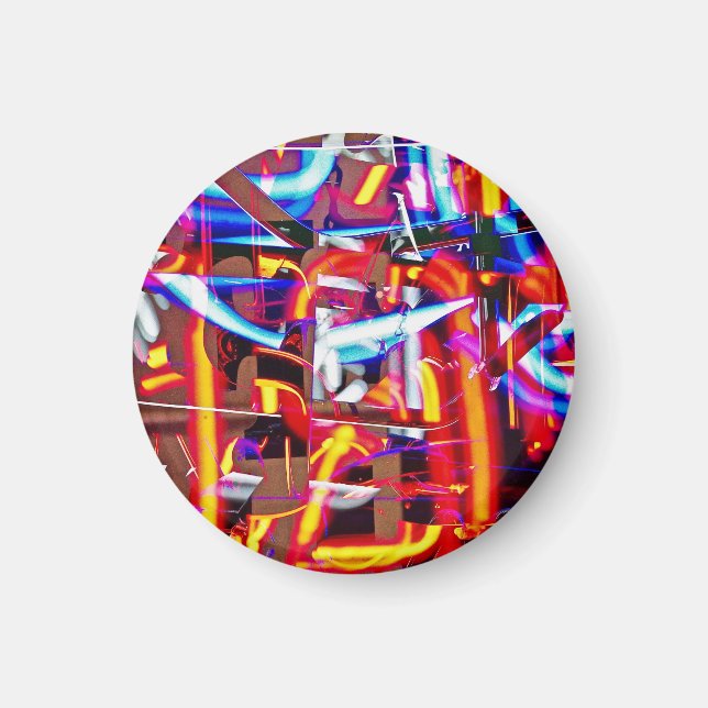 shattered lights magnet (Front)