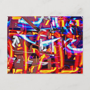 shattered lights postcard