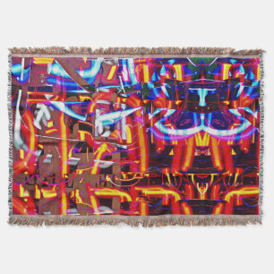 shattered lights throw blanket