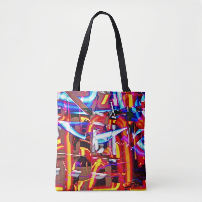 shattered lights tote bag (Front)