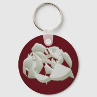 Shattered marble abstract modern art white plum