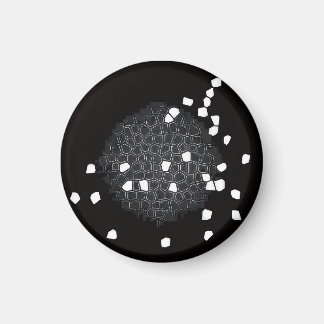 Shattered Puzzle Pattern Kitchen Magnet