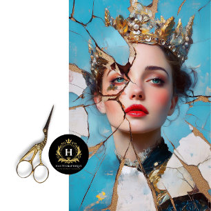 Shattered Royalty Abstract Art Decoupage Tissue Paper