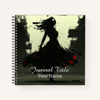 Shattered Silhouette Journal — Custom Name & Title