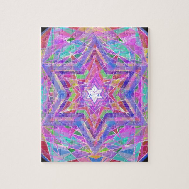 Shatters crystal star. jigsaw puzzle (Vertical)