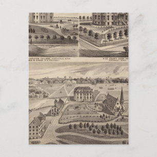 Shattuck School, Faribault Willis Hall, Minnesota Postcard