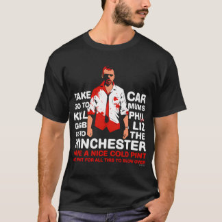 Shaun of the Dead - Go to the Winchester and wait T-Shirt