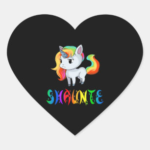 Shaunte Unicorn Heart Sticker