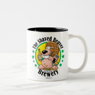 Shaved Beaver Brewery Two-Tone Coffee Mug