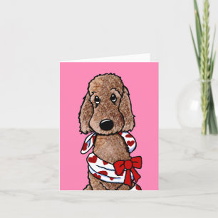 Shaved Chocolate Doodle Valentine card