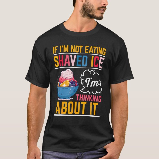 Shaved ice t shirt Funny Hawaiian Shave Ice Cream  (Front)