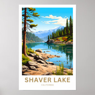 Shaver Lake California Travel Print