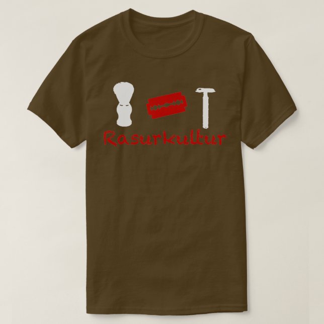 Shaving culture  safety razor  T-Shirt (Design Front)