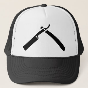 Shaving razor trucker hat