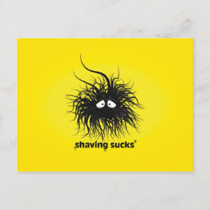 SHAVING SUCKS POSTCARD