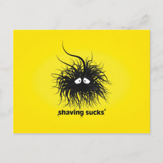 SHAVING SUCKS POSTCARD