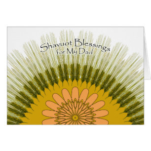 Shavuot Blessings for My Dad, Barley Sun Design