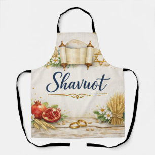 Shavuot Gift, Feast of Weeks, Jewish Holiday Apron