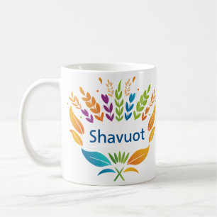 Shavuot - Shavuot Symbol with Colorful Wheat Coffee Mug