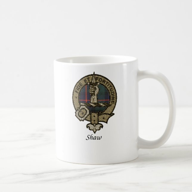 Shaw Clan Crest Coffee Mug (Right)