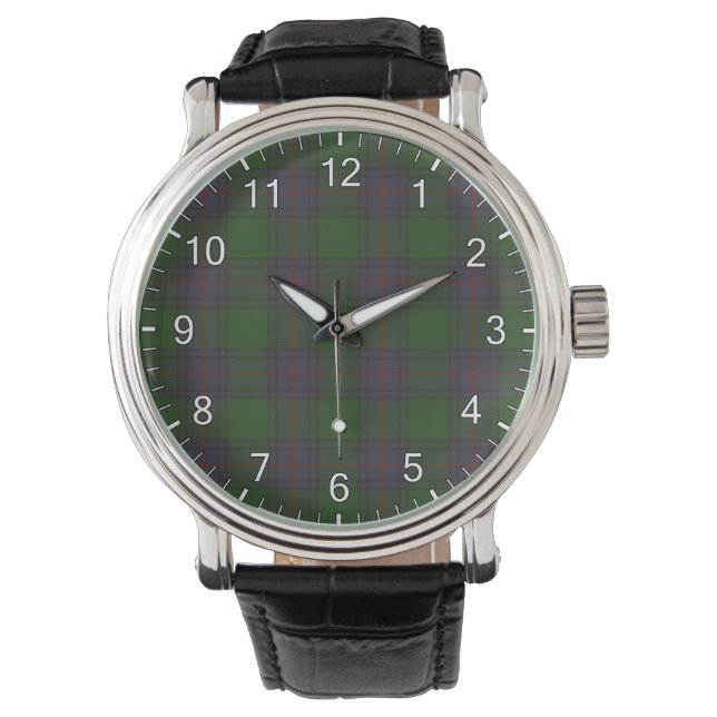 Shaw Clan Tartan Watch (Front)