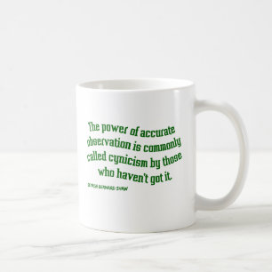 Shaw on Cynicism Coffee Mug
