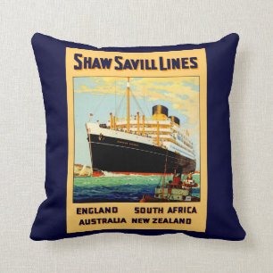 Shaw Savill Line Cushion