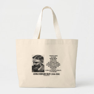 Shaw Stability Gold Honesty Members Government Qte Large Tote Bag