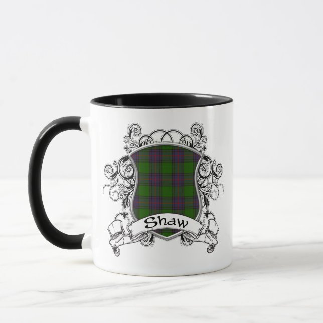 Shaw Tartan Shield Mug (Left)