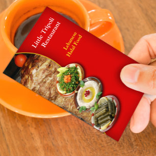 Shawarma Middle Eastern Business Card