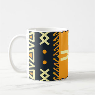 Shawl Design: Indian Batik Square. Coffee Mug