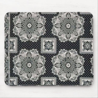 Shawl Flower Print Mousepad