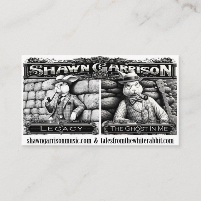 Shawn Garrison Music - Business Cards (Front)