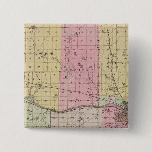 Shawnee County, Kansas 15 Cm Square Badge