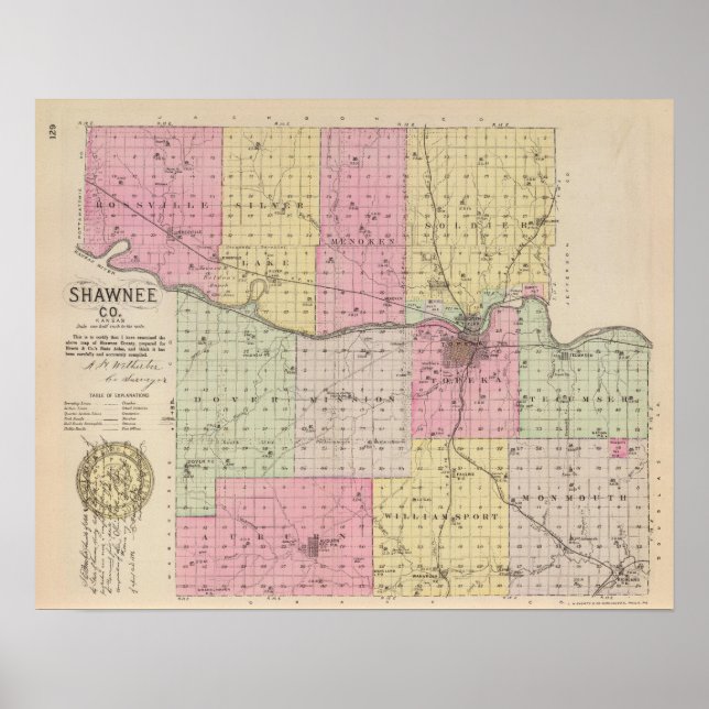 Shawnee County, Kansas Poster (Front)