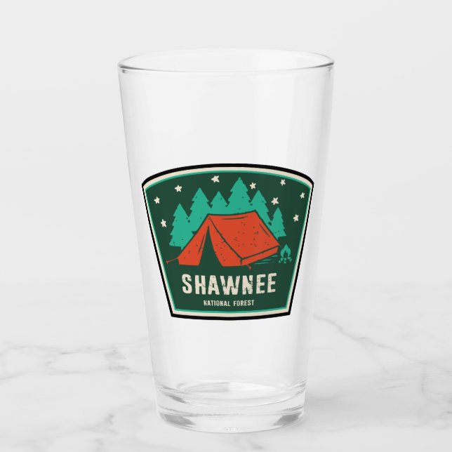 Shawnee National Forest Camping Glass (Front)
