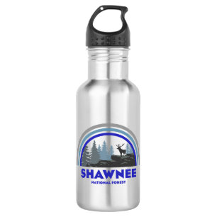 Shawnee National Forest Rainbow Deer 532 Ml Water Bottle