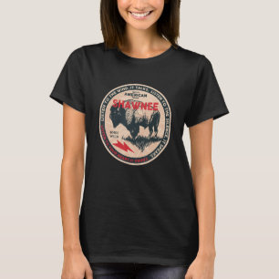 Shawnee Native American Indian Born Freedom Wild B T-Shirt